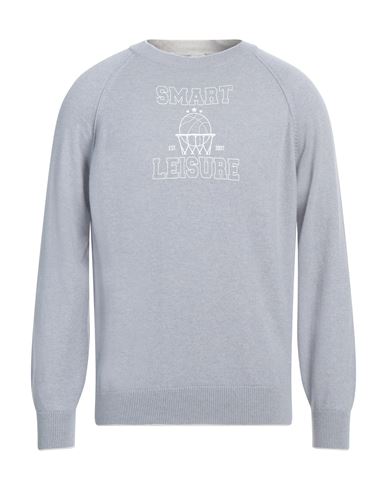 Eleventy Man Sweater Sky Blue Size M Cashmere In Blue