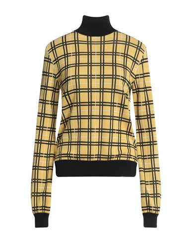 Marni Checkered Virgin-wool Jumper In Yellow
