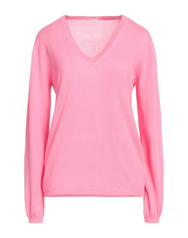 MALO MALO WOMAN SWEATER PINK SIZE 2 COTTON 
