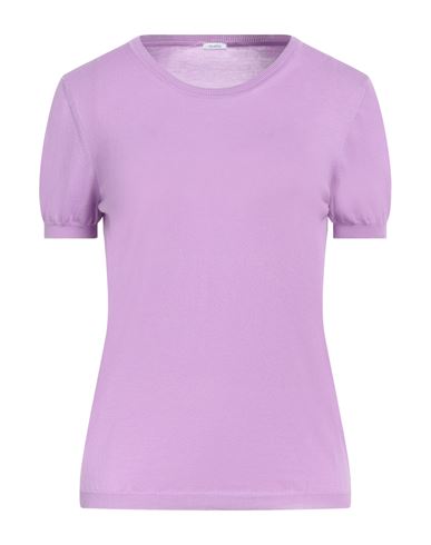 MALO MALO WOMAN SWEATER MAUVE SIZE 2 COTTON 