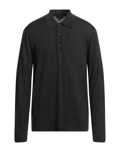 DUNHILL DUNHILL MAN SWEATER CHARCOAL SIZE XXL MERINO WOOL, SILK 