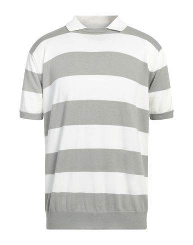 Eleventy Man Sweater Sage Green Size Xl Cotton In Sage Green