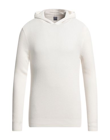Fedeli Man Sweater Ivory Size 40 Cotton In White