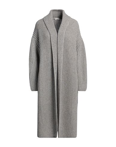 Fedeli Woman Cardigan Sky Blue Size M Alpaca Wool, Virgin Wool In Blue