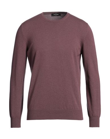 Gran Sasso Man Sweater Deep Purple Size 40 Cashmere