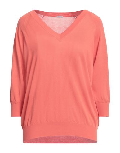 MALO MALO WOMAN SWEATER CORAL SIZE XS COTTON 