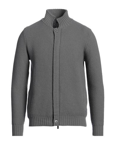 Fedeli Man Cardigan Grey Size 42 Wool, Cashmere