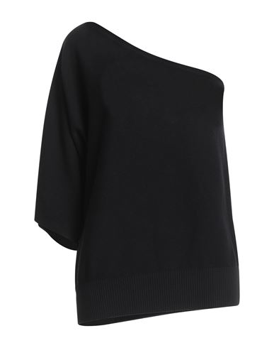MALO MALO WOMAN TOP BLACK SIZE 10 COTTON 