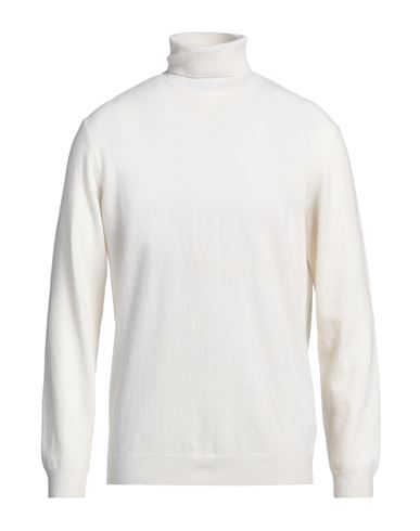 Heritage Man Turtleneck Ivory Size 42 Wool, Cashmere In White