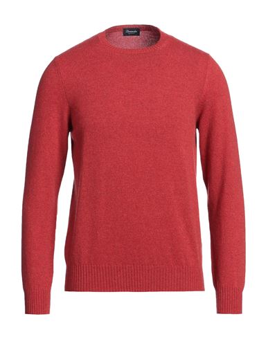 Shop Drumohr Man Sweater Red Size 38 Cashmere