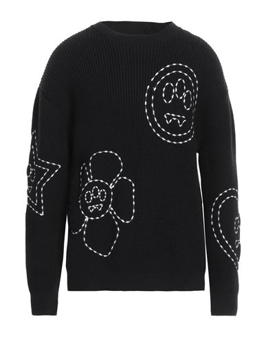 Barrow Man Sweater Black Size Xl Wool, Acrylic In Black