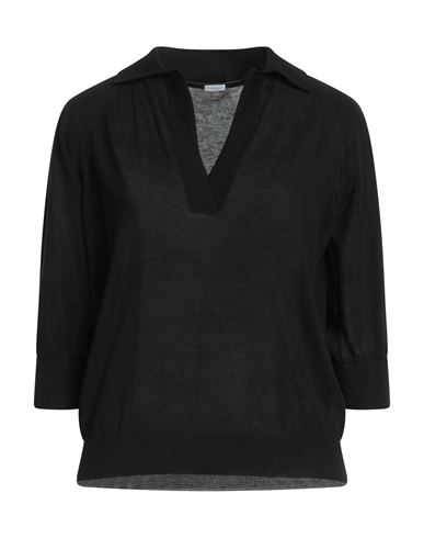 Malo Woman Sweater Black Size Xs Cotton
