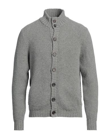 Fedeli Man Cardigan Grey Size 40 Cashmere