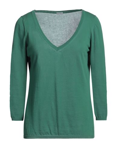 Malo Woman Sweater Green Size 8 Cotton