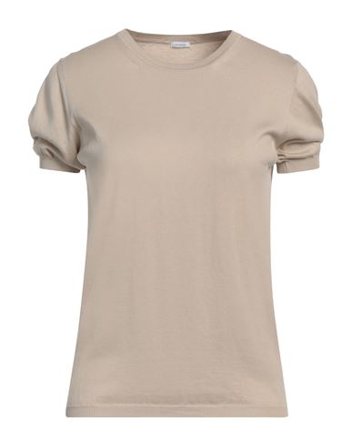 MALO MALO WOMAN SWEATER BEIGE SIZE 4 COTTON 