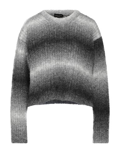 Roberto Collina Woman Sweater Grey Size L Baby Alpaca Wool, Nylon In Grey
