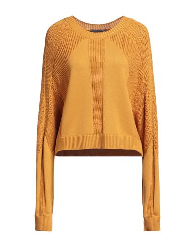 Alberta Ferretti Woman Sweater Marigold Size 10 Cotton In Orange