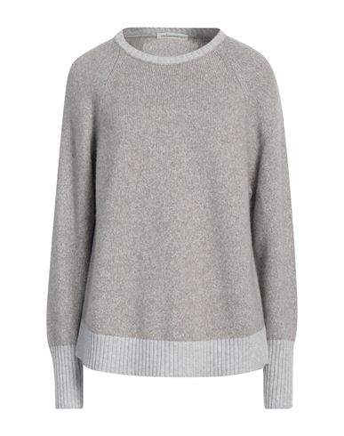 Stefano Mortari Woman Sweater Grey Size 6 Virgin Wool, Viscose, Polyamide, Cashmere In Gray