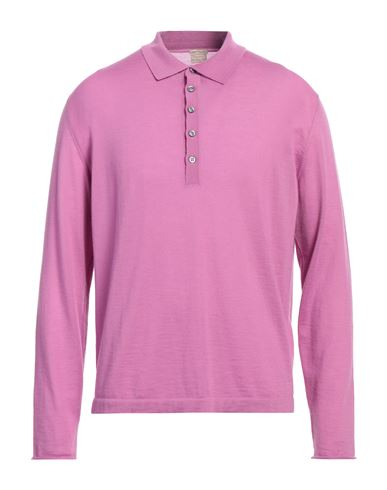 Massimo Alba Man Sweater Mauve Size Xl Cashmere In Purple