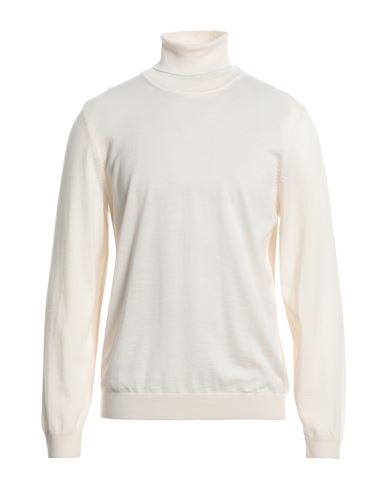 Shop Hugo Boss Boss  Man Turtleneck Beige Size Xxl Virgin Wool