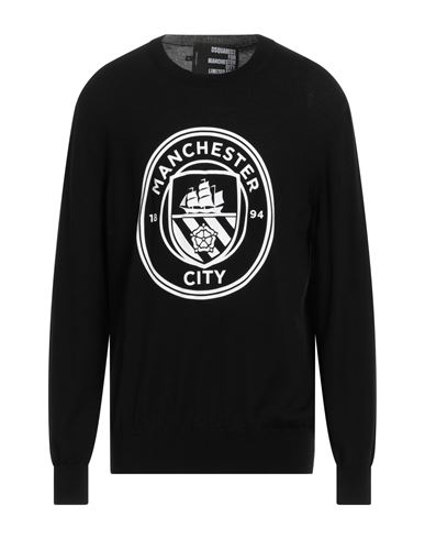 DSQUARED2 DSQUARED2 MAN SWEATER BLACK SIZE L WOOL 