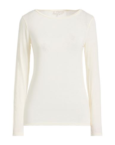 Antonelli Woman Sweater Cream Size 4 Modal, Polyamide, Elastane, Cashmere In White