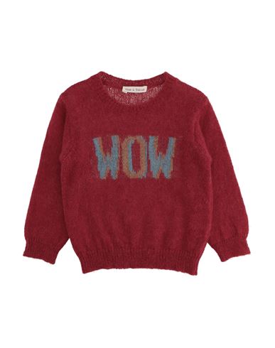 ZHOE & TOBIAH ZHOE & TOBIAH TODDLER SWEATER BRICK SIZE 6 ALPACA WOOL, POLYAMIDE, VIRGIN WOOL 