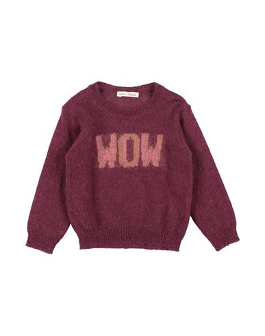 ZHOE & TOBIAH ZHOE & TOBIAH TODDLER SWEATER PLUM SIZE 4 ALPACA WOOL, POLYAMIDE, VIRGIN WOOL 