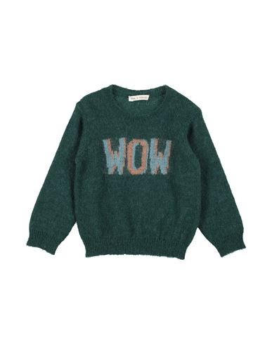 ZHOE & TOBIAH ZHOE & TOBIAH TODDLER SWEATER GREEN SIZE 4 ALPACA WOOL, POLYAMIDE, VIRGIN WOOL 