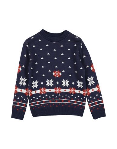 Over-d Babies' Over/d Toddler Boy Sweater Navy Size 7 Wool, Modacrylic