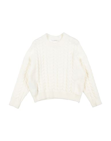 Shop L:ú L:ú By Miss Grant Toddler Girl Sweater Ivory Size 6 Polyurethane In White