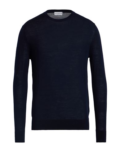 Ballantyne Man Sweater Navy Size 48 Wool In Blue