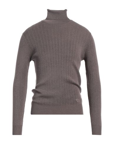 Shop Costume National Man Turtleneck Lead Size Xxl Viscose, Nylon In Grey