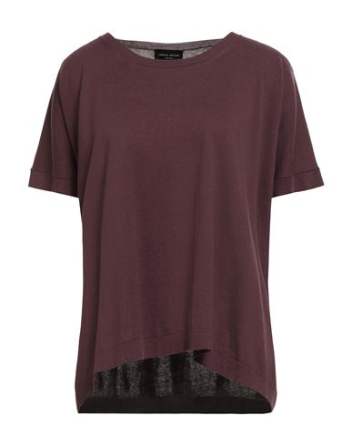 Roberto Collina Woman Sweater Chocolate Brown Size Xs Cotton In Brown