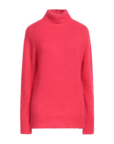 Kaos Jeans Woman Turtleneck Fuchsia Size M Acrylic, Polyamide, Mohair Wool, Wool, Elastane