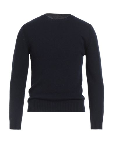 Daniele Fiesoli Man Sweater Midnight Blue Size S Baby Alpaca Wool, Merino Wool