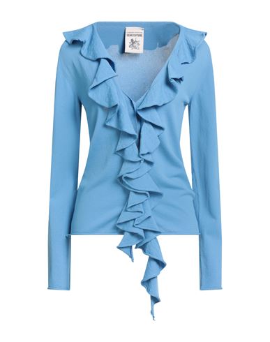 Semicouture Woman Cardigan Azure Size Xs Viscose, Polyamide