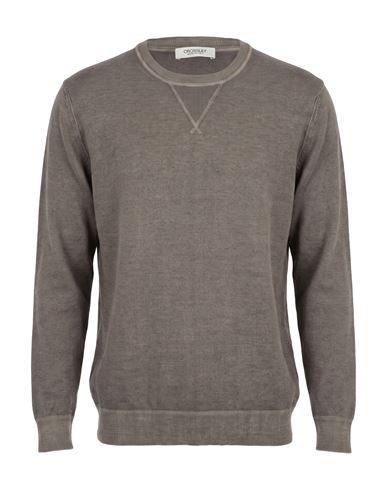 Crossley Man Sweater Military Green Size Xl Virgin Wool