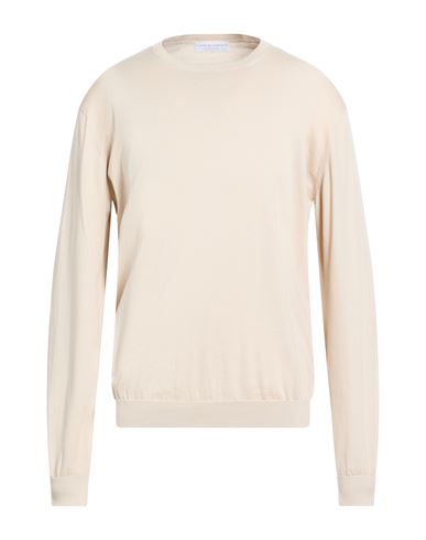 Filippo De Laurentiis Man Sweater Beige Size 44 Cotton In Nude