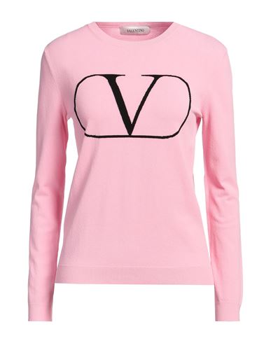 Valentino Garavani Woman Sweater Pink Size 8 Viscose, Polyester In Pink