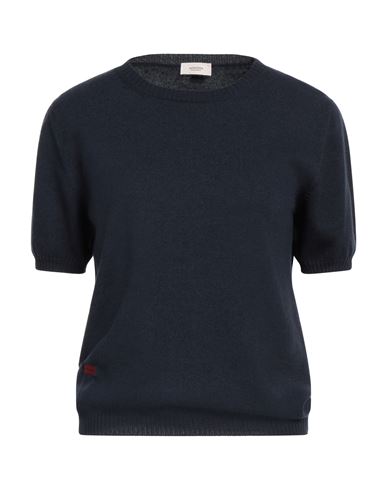 Agnona Woman Sweater Navy Size Xl Cotton, Cashmere
