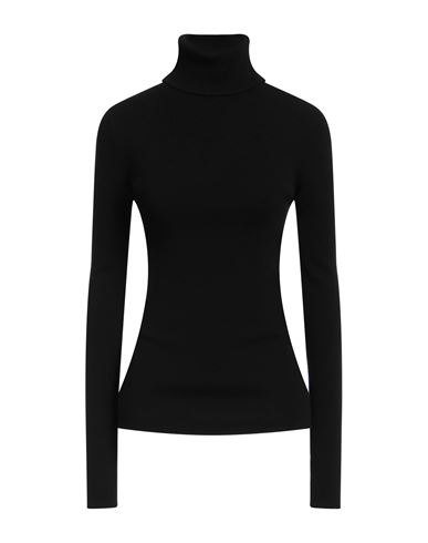 Bally Woman Turtleneck Black Size 8 Cashmere In Black