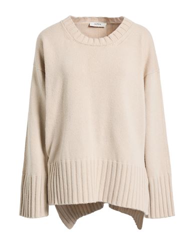 Alpha Studio Woman Sweater Beige Size 8 Wool, Viscose, Polyamide, Cashmere In Neutral