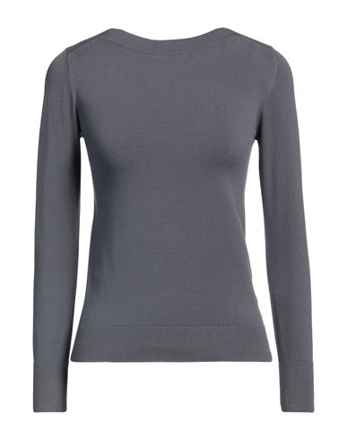 ALPHA STUDIO ALPHA STUDIO WOMAN SWEATER GREY SIZE 10 VISCOSE, POLYESTER, ELASTANE 