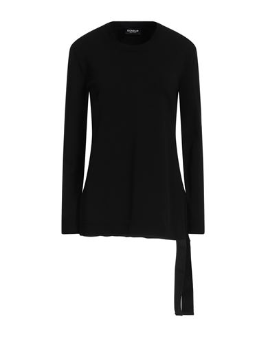 Dondup Woman Sweater Black Size 10 Viscose, Polyester In Black