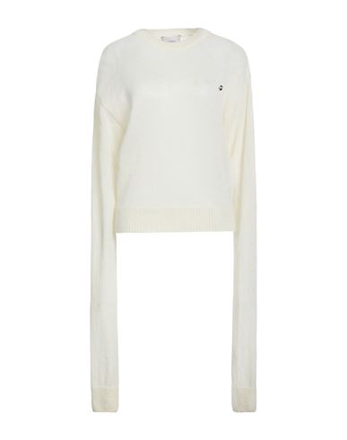 Coperni Woman Sweater Ivory Size M Mohair Wool, Polyamide, Merino Wool In White