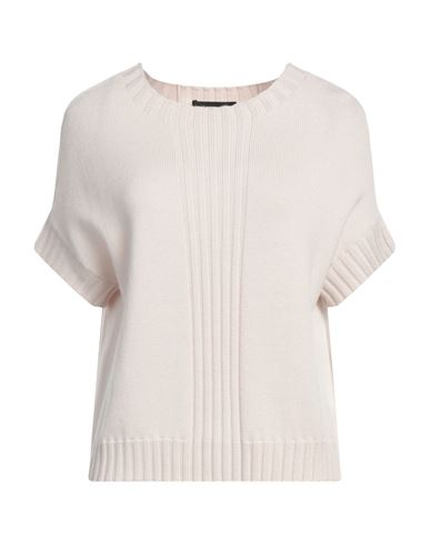 Alpha Studio Woman Sweater Beige Size 8 Merino Wool In Beige