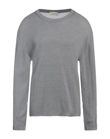 Officine Generale Officine Générale Man Sweater Grey Size Xl Merino Wool, Cupro In Gray