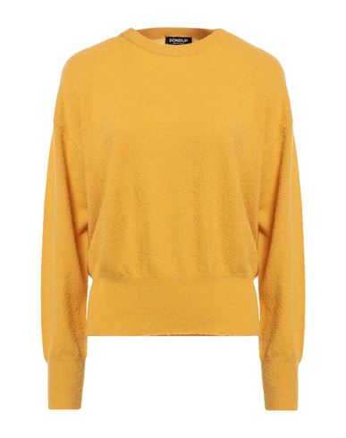 Dondup Woman Sweater Yellow Size 6 Wool, Polyamide, Cashmere
