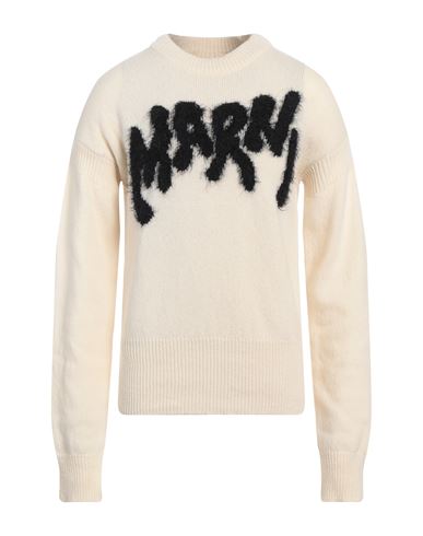 MARNI MARNI MAN SWEATER IVORY SIZE 40 VIRGIN WOOL, POLYAMIDE 